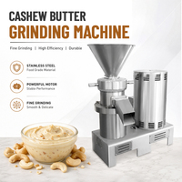 RVS Multifunctionele Volledig Automatische Gemakkelijk Reinigbare Snelheidsinstelbare Cashewboter Maalmachine
