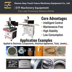 Machine de marquage et de gravure laser à fibre industrielle ETF 100W haute performance pour acier au carbone et acier inoxydable, gravure profonde - Product Image 2