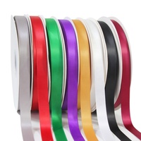 Ruban en satin pour emballage de bricolage pour Noël, fête des mères, mariage, 100 yards par rouleau, rose éternelle, 32 mm