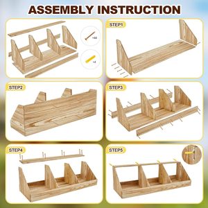 Nichoir à poulet Compartiment <span class=keywords><strong>Poulailler</strong></span> en bois Boîtes à œufs de ponte Support mural polyvalent pour <span class=keywords><strong>poules</strong></span> Canard Volaille Nid à poulet - Product Image 3