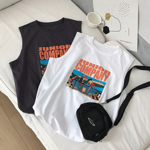 <span class=keywords><strong>Chaleco</strong></span> Unisex Estilo Europeo, Corte Holgado, para Usar por Dentro o por Fuera, Deportivo, para Baloncesto, Estudiantes, Estilo Hip Hop, Camiseta sin Mangas - Product Image 3