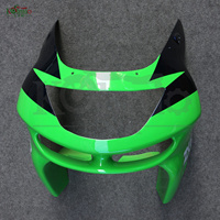 Kit de carénage en plastique ABS KOLMIO-LAM adapté à la nouvelle moto KAWASAKI ZX6R 1998-1999, vert et noir