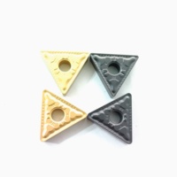 Plaquettes de tournage CNC triangulaires Jvchang TNMG220408-PM en carbure de diamant monocristallin, revêtement CVD/PVD, 75-85 HRC, personnalisables OEM pour CNC
