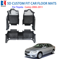 Tapis de voiture TPE sur mesure au prix d'usine pour Toyota Camry 2006-2011 LHD |   Matériaux de qualité supérieure, tapis de sol pour voiture fournis par le fabricant