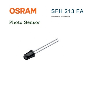 Sensor Fotoeléctrico Infrarrojo Ambiental <span class=keywords><strong>IR</strong></span> Ams-OSRAM SFH 213 <span class=keywords><strong>FA</strong></span>, Fotodiodo PIN de Silicio, 5 mm, Epoxi Negro, 750-1100 nm, Respuesta de 5 ns - Product Image 2