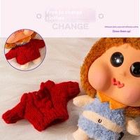 Poupée en peluche interactive intelligente avec capteurs faciaux intégrés, jouet électronique en silicone souple Pupu Face Doll, vente en gros