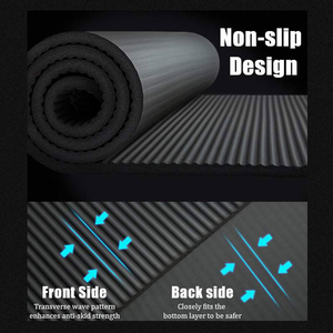 <span class=keywords><strong>Tapis</strong></span> <span class=keywords><strong>de</strong></span> yoga NBR antidérapant <span class=keywords><strong>de</strong></span> <span class=keywords><strong>10</strong></span> <span class=keywords><strong>mm</strong></span> d'<span class=keywords><strong>épaisseur</strong></span> pour hommes et femmes, vente en gros d'usine - Product Image 4