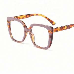 Gafas de Moda con Marco Grande y Logotipo Personalizado para Mujer, Gafas de Ojo de Gato con Protección Contra la Luz Azul - Product Image 5