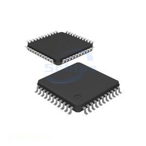 ชิ้นส่วนอิเล็กทรอนิกส์แบบฝังตัว Z86E6316FSG 44 LQFP มีสินค้าในสต็อก - Product Image 1