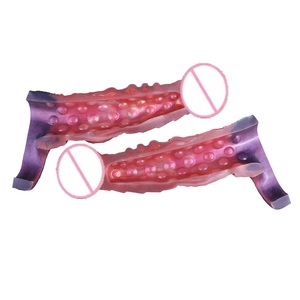 Guaina per pene a forma di dente di lupo con squame di drago, per <span class=keywords><strong>uomo</strong></span>, allungata <span class=keywords><strong>e</strong></span> ispessita, giocattoli sessuali per <span class=keywords><strong>uomo</strong></span> <span class=keywords><strong>e</strong></span> <span class=keywords><strong>donna</strong></span> - Product Image 3