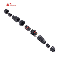 Connecteur LED étanche IP68 à vis multipin circulaire 8 broches M16 de l'usine LLT