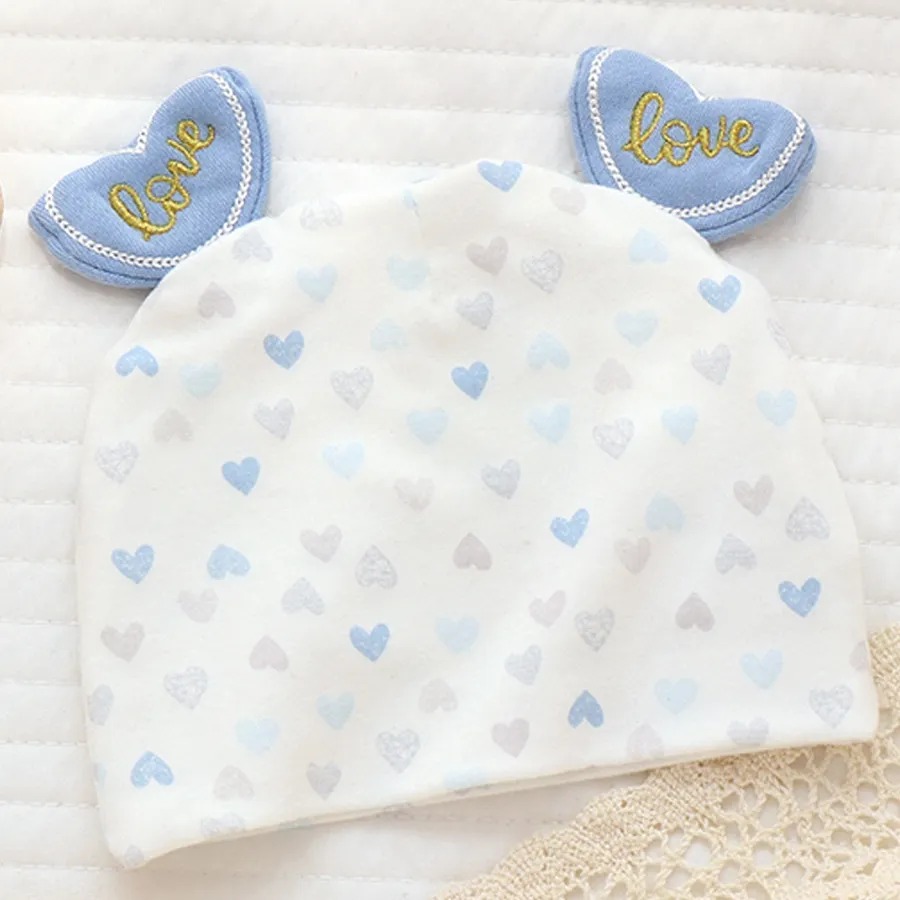 Chapéu infantil de alta qualidade macio e confortável para bebês recém-nascidos de 0 a 3 meses meninos e meninas
