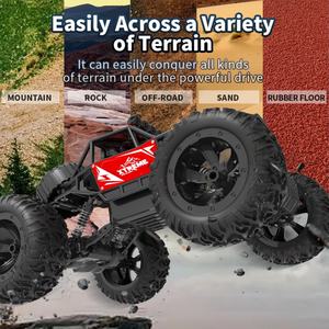 SJY-Q145 <b>Remote</b> <b>Control</b> 2.4G 4CH 4WD Alloy Crawler Off Road Vehicle <b>Truck</b> RC Car Four-wheel Drive Toy Gift for Children - Product Image 4