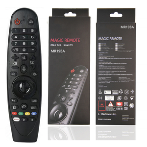 รีโมทคอนโทรลเสียง Black Box AN-MR19BA ใช้สำหรับ <span class=keywords><strong>LG</strong></span> Smart TV 2019 รุ่นเลือกได้ W9 E9 C9 <span class=keywords><strong>B9</strong></span> SM99 SM95 SM90 SM86 SM81 UM80 - Product Image 1