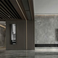 Revêtement mural moderne en WPC imperméable de qualité supérieure, léger pour une utilisation en extérieur et à la maison