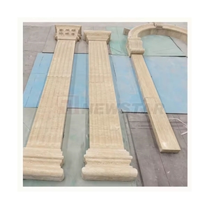Trang Trí Ngoại Thất Vỏ Sò Đá Vôi Travertine Gờ Cửa Sổ Đá Bên Ngoài Gờ Cửa Sổ Đá Vôi Trang Trí Vòm Cửa Sổ - Product Image 1