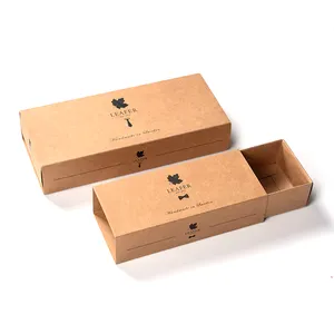 定制印刷纸拉出袖盒用于礼品包豪华滑动抽屉盒包装