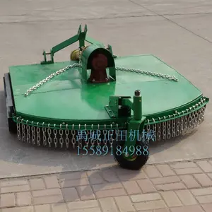 Airport using 1.5m tractor mounted 3 point garden pto rotary mower