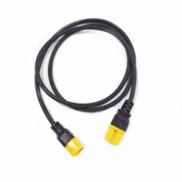 Cable de Alimentación con Conector C14 a C15, Adaptador IEC 320 C14 Macho a C15 Hembra, Cable de Alimentación CA