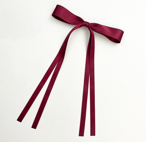 Pasadores de Pelo para Niñas con Lazo Doble de Cola Larga y Cinta Metálica, Color Personalizado - Accesorios Diarios Dulces y Lindos a la Moda - Product Image 5