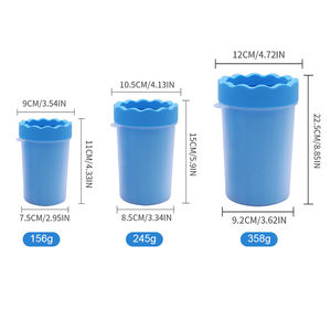 Prodotti per la pulizia e la toelettatura per animali domestici con zampa di cane portatile - Product Image 5