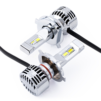 GPNE R5 Phare LED H7 à vente chaude, H4 HB3 HB4 H1 H3 H11 Lumière LED de voiture avec système de refroidissement