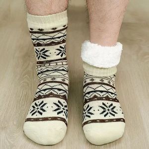 Envío Directo, <span class=keywords><strong>calcetines</strong></span> de invierno para <span class=keywords><strong>hombre</strong></span>, zapatos para el hogar, <span class=keywords><strong>calcetines</strong></span> <span class=keywords><strong>térmicos</strong></span> antideslizantes para interiores para mujer - Product Image 2