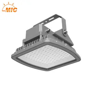 Lámpara a prueba de explosiones IP67 ATEX Certificado Cuerpo de vidrio de aluminio Lámpara LED Fábrica de pintura de mina de carbón Reflector a prueba de explosiones