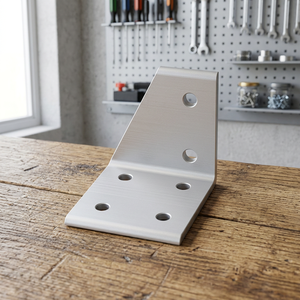 Support de réparation en métal en forme de L, robuste et antirouille, pour meubles et étagères - Product Image 3