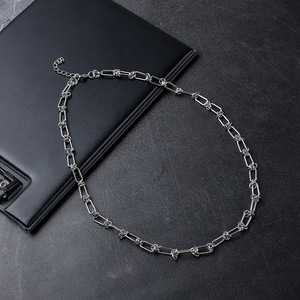 Moda titanio acero corazón collar joyería Hip Hop Circular colgante collar Acero inoxidable collar - Product Image 3