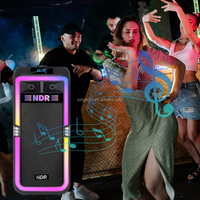 Altavoz NDR-1708 NDR-1710, Equipo de Sonido Inalámbrico para Exteriores, Altavoz Bluetooth para DJ, Karaoke, Woofer, Altavoz para Fiestas, Caja de Sonido