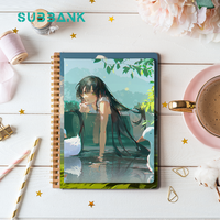 Sous-banque de haute qualité A5 Sublimation Journal cahier couverture en cuir livraison gratuite depuis l'entrepôt américain comprend une feuille de papier Wang