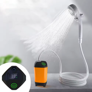 <span class=keywords><strong>Pompe</strong></span> de douche portable d'extérieur en ABS, submersible et électrique avec affichage de la température pour le <span class=keywords><strong>camping</strong></span>, le lavage de voitures et le bain des animaux (personnalisable OEM) - Product Image 2