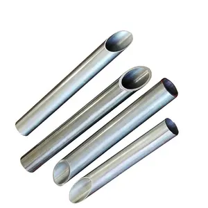 201 Roestvrijstalen Buiswerkplaats Astm A213 201 304 Titanium 3Mm Naadloze Gelaste Buisbuis Ronde Roestvrijstalen Buis