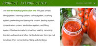 Sauce tomate à partir de triple concentré faisant la machine pâte de tomates faisant la machine automatique