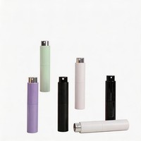Atomiseur de parfum 10 ml, format voyage, rechargeable, sans bouchon, flacon pulvérisateur rotatif portable pour cadeau, parfum