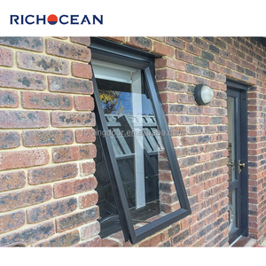 Ventana Abatible <span class=keywords><strong>de</strong></span> Aluminio RICHOCEAN <span class=keywords><strong>de</strong></span> Bajo Precio con Vidrio Low-E y Persianas Integradas, Ventanas Abatibles con Panel Fijo - Product Image 6