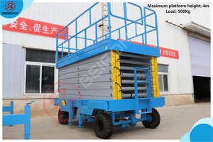 מפעל ישיר חם למכור גלגל גדול נייד מספריים הידראולי הרמה - Product Image 2