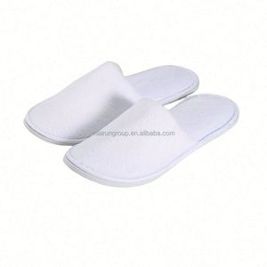 Mairun Original – Chaussons de mariage classiques en velours de coton blanc, brodés sur mesure, jetables, à bout ouvert, doux, pour hôtel, spa et voyage - Product Image 3