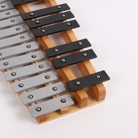 Yonghe 25 Nada Xylophone & Metallophone Aluminium & Kayu 50x29cm 2 Palu Alat Musik Profesional