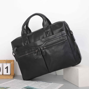 メンズオフィスバッグビジネスオフィス弁護士ファッションブリーフケースa5コンビネーションレザーイタリアレザーバッグレッドブリーフケースボックス - Product Image 1