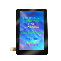 Layar LCD TFT 3.97 inci 480*800, lampu latar LED MIPI tampilan 30 pin IPS modul LCD Digital untuk Terminal POS