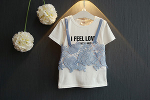 ชุดเสื้อผ้าเด็กผู้หญิงแบบมีระบายจากจีน รับตัวอย่างฟรี - Product Image 4