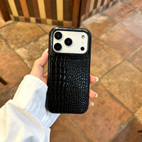 Coques de téléphone pour iPhone 17, style européen et américain, texture cuir, couleur unie, plusieurs couleurs disponibles, coques de téléphone avec logo OEM