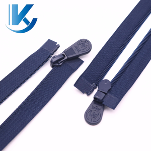 Bán buôn tùy chỉnh <span class=keywords><strong>T5</strong></span> mở-end Nylon Dây Kéo Màu đen thân thiện với môi dây kéo của nhà sản xuất - Product Image 2