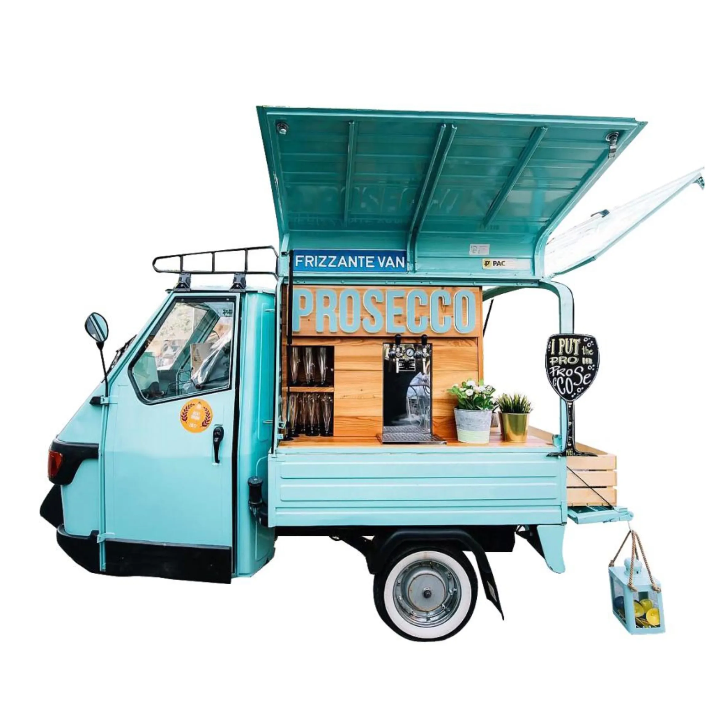 APE thức ăn nhanh xe tải di động thanh Trailer Kem Cà Phê Hot Dog giỏ hàng Xe ăn di động với đầy đủ thiết bị nhà bếp