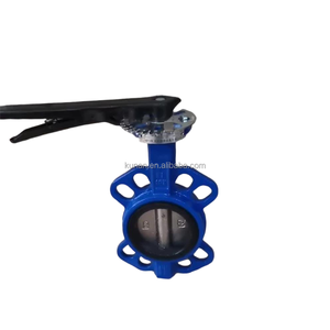 Valvola a farfalla Wafer con manico in acciaio inossidabile scanalato ad alte prestazioni da 4 pollici 250mm Dia con resistente alle alte Temperature - Product Image 4