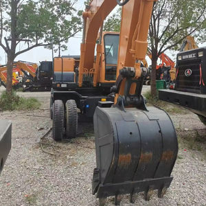 Excavatrice sur roues Hyundai 150W-9 de 15 tonnes avec moteur Cummins, boîte de vitesses et pompe d'origine, d'occasion en Corée, à vendre - Product Image 1