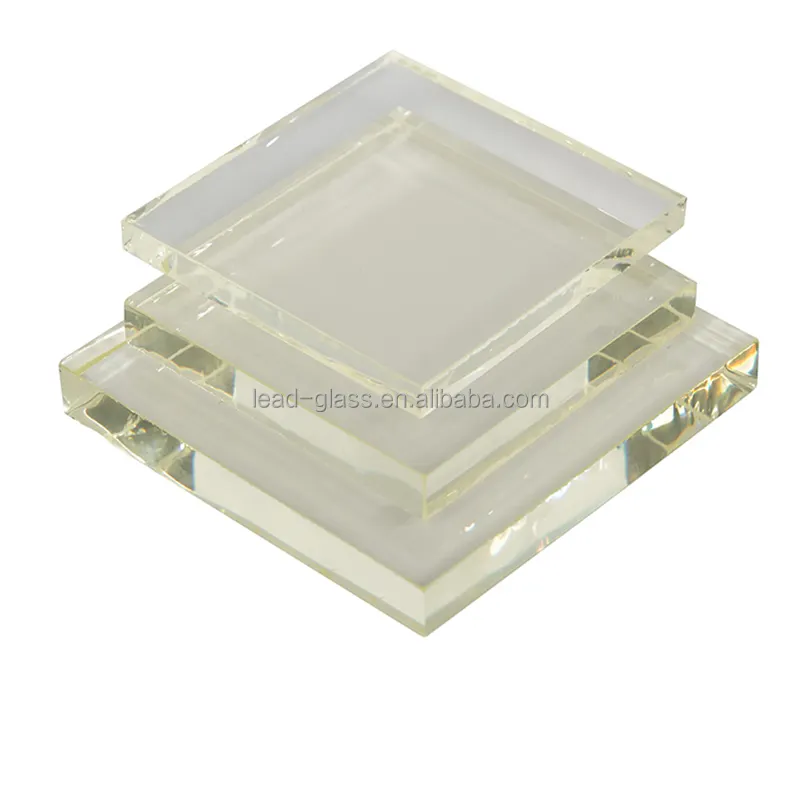 X-ray 16mm 18mm 19mm 20mm Lead Glass For Radiation Shielding