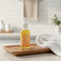 Ensemble de soins de la peau de marque privée SeaMoss Sérum pour le visage au curcuma Liquide blanchissant avec extrait de plantes pour le visage 60ml Usage domestique